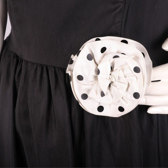 Vintage Jessica Satin Acetate Midi Dress Sweetheart Neckline Spaghetti Straps - Picture 6 of 10